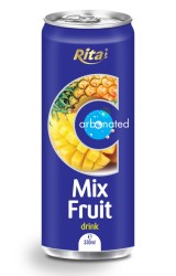 نوشیدنی های گازدار مخلوط میوه